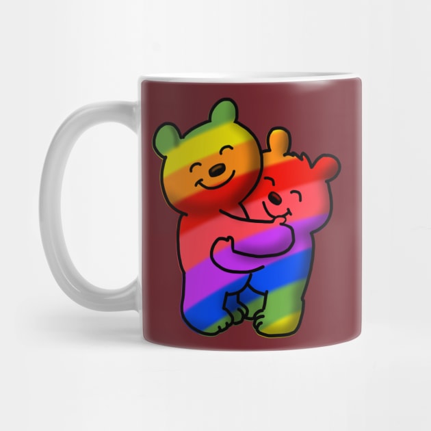 Rainbow Bears by wolfmanjaq